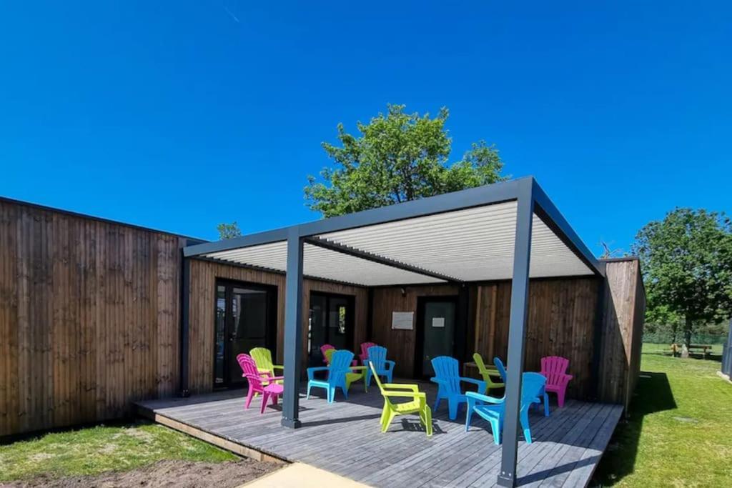 Chalet Le Bergeronnette Labouheyre Esterno foto